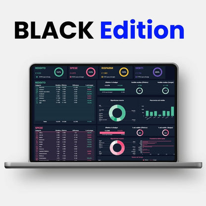 Premium Budget Tracker Black