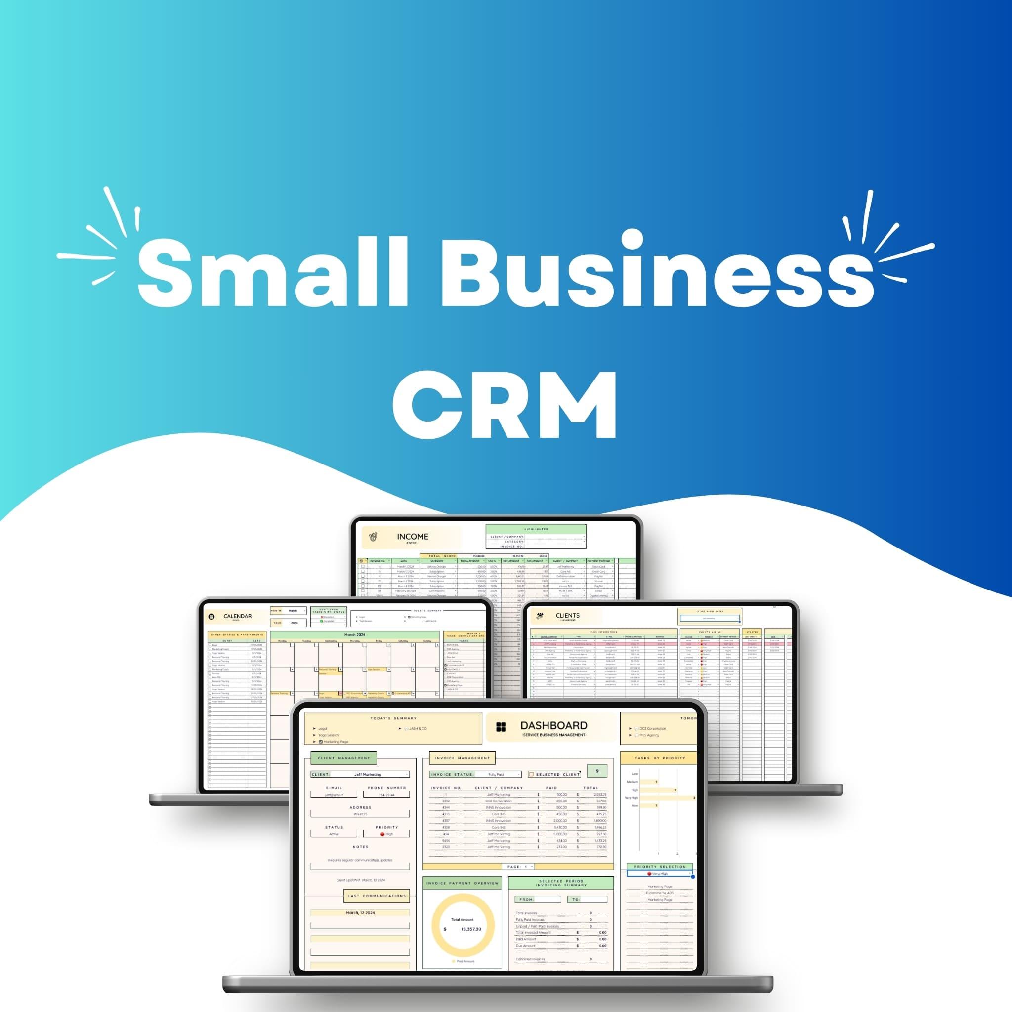 Small Business CRM - SimpleBudgetExcel